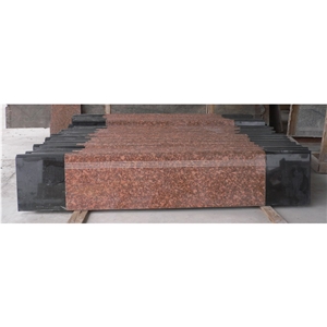 Imperial Red Granite Steps and Treads