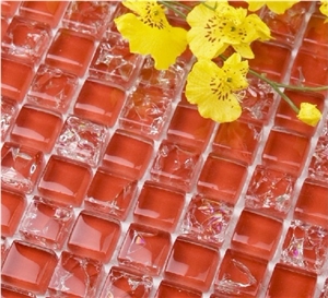 Red Glass Mosaic