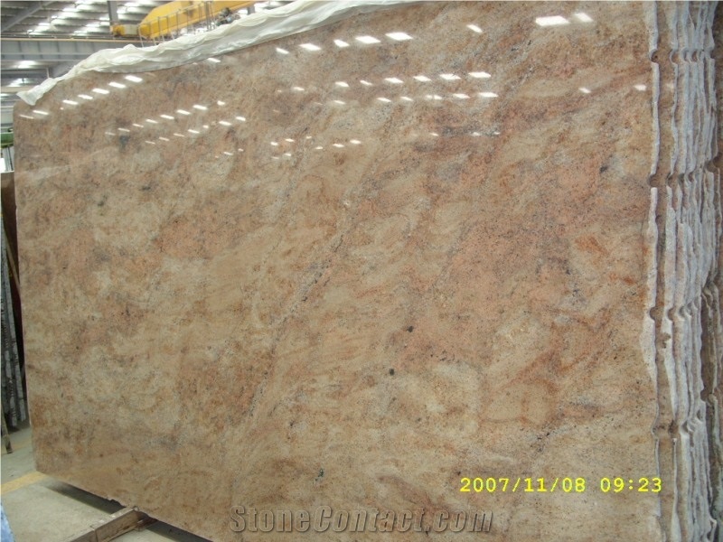 Vyara Gold Granite Slabs, India Yellow Granite