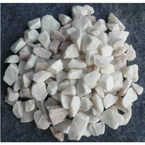 White Quartzite Decorative Pebble Stone