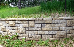 Beige Mushroom Stone,Beige Quartzite