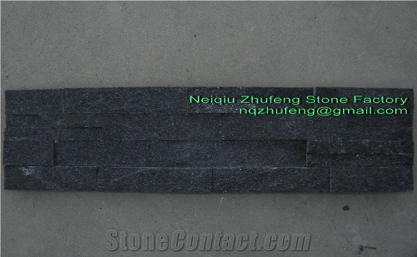 Black Wall Cladding Stones, Black Quartzite
