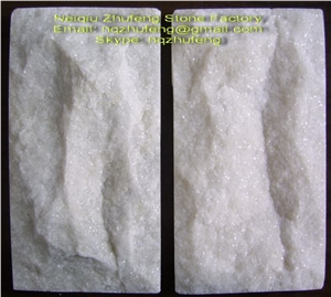 Crystal Mushroom Stone, White Quartzite Mushroom Stone