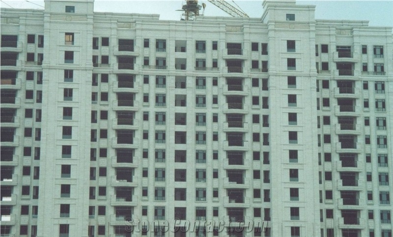 White Sandstone Project, Linzhou White Sandstone Building, Walling