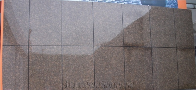 Chinese Baltic Brown Polished Granite Tile