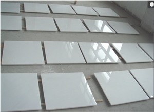 Pure Polished White Marble Tile