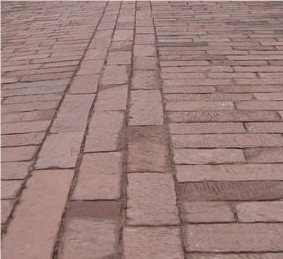 Red Sandstone Picked Pavers