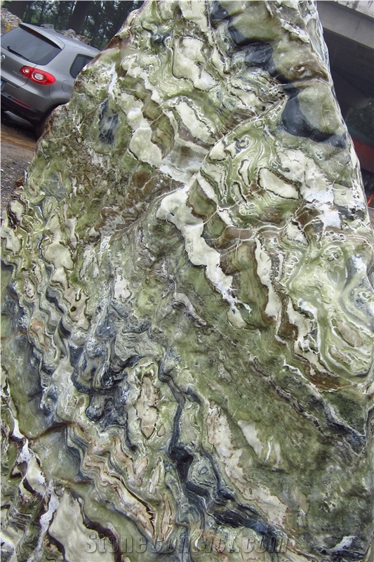 Lanscape Stone, Green Onyx Garden, Palisade