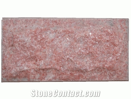 Mushroom Stone Series, Pink Jade Red Quartzite Mushroom Stone