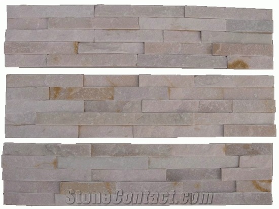 Natural Stone Wall Cladding, Fangshan Pink Slate Wall Cladding