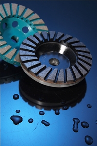 Metal Segments Resin Filled Turbo Cup Wheel