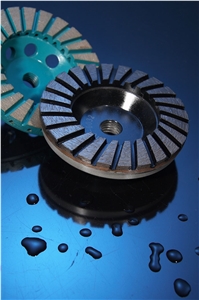 Metal Segments Resin Filled Turbo Cup Wheel
