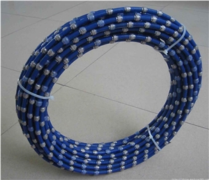 Spring Coating Diamond Wire Saw for Marble Quarry