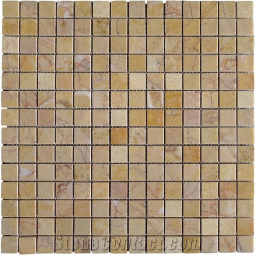 Guang Yellow Marble Mosaic Tile