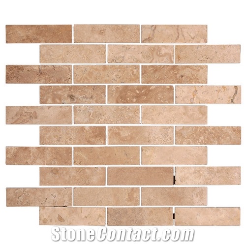 Brown Travertine Mosaic