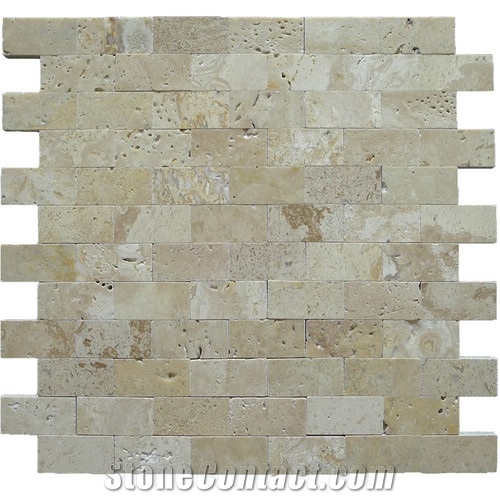 Yellow Travertine Mosaic