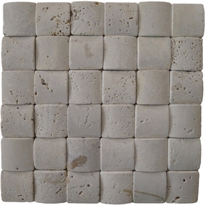 White Travertine Mosaic