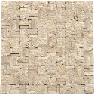 Yellow Travertine Mosaic