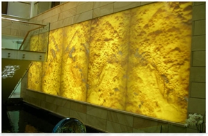 Translucent Onyx Feature Wall Panel