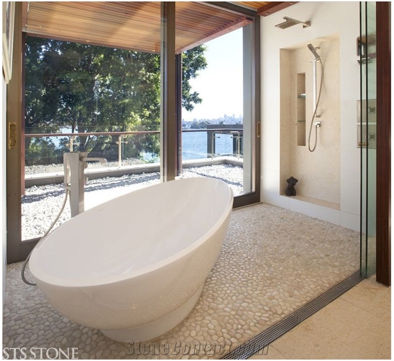 Delicato Cream Bathroom, Delicato Cream Beige Limestone Bath Design
