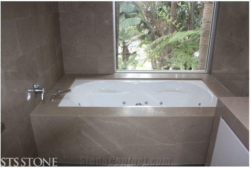 Eldorado Limestone Bathroom Design, Beige Limestone Bathroom Design