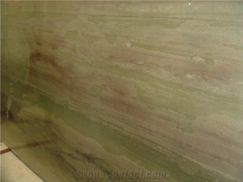 Wild Wood Granite Slabs, Brazil Green Granite