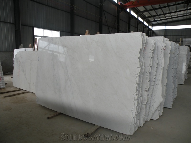 Orient White Marble Slabs, China White Marble