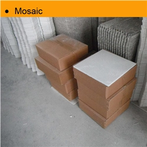 Inner Natural Stone Mosaic Tile, Crystal White Marble Mosaic