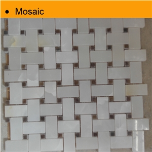 Mosaic Designs, White Onyx Mosaic