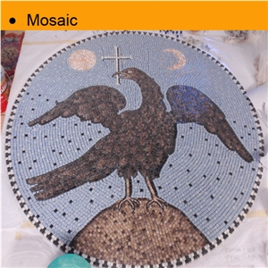 Tile Round Mosaic Medallion Floor Patterns