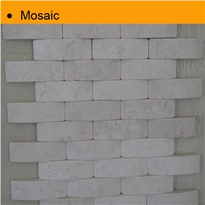 Turkey Rosa Marble Mosaic Tile for Sale, Pink Marble Mosaic