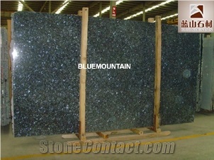 Royal Blue Granite Slab Cut to Tile