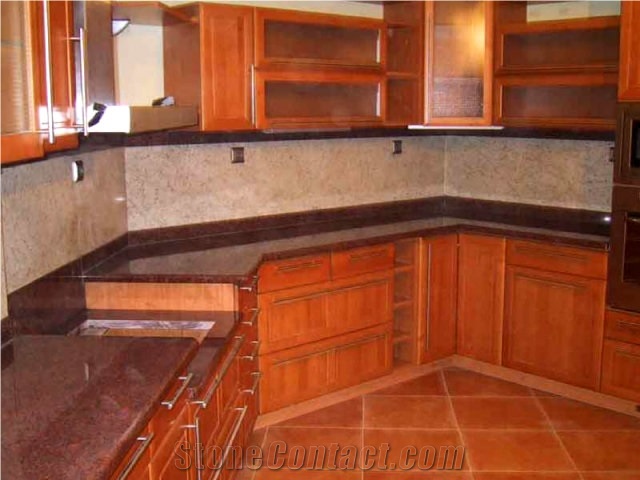 Imperial Red Granite Countertop From Czech Republic Stonecontact Com