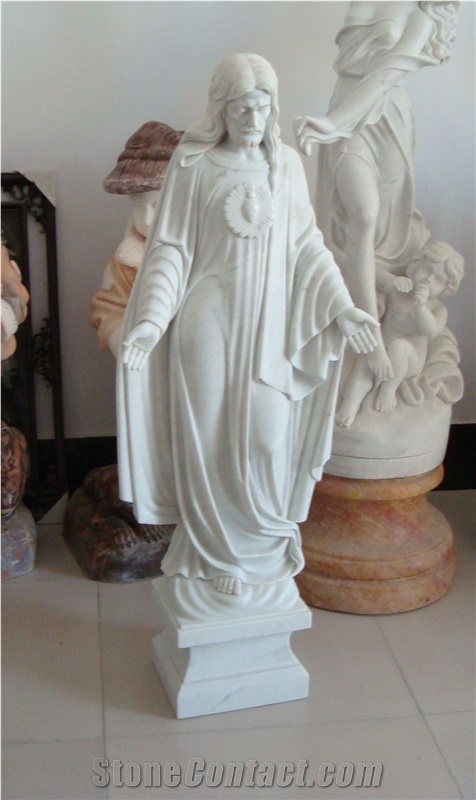 2013 HOT SALE Of Jesus, White Marble Sculpture, Statue