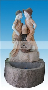 Chilren Statue Fountain