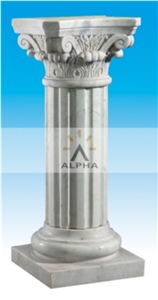 Marble Base,Marble Pedestal, Volakas White Marble Column