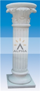 Marble Pedestal Marble Base, White Marble Column