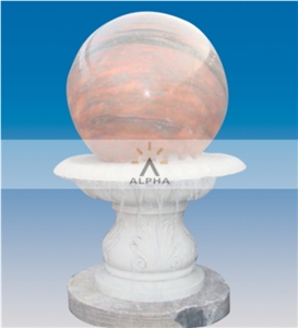Marble Water Feature Fountain, White Marble Water Features