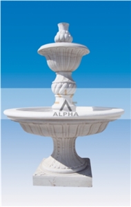 Masha White Marble Fountain