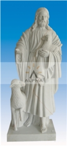 The Statue Of Jesus, White Marble Statue