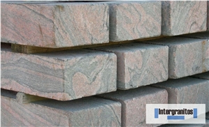 Juparana India Granite Kerbstone
