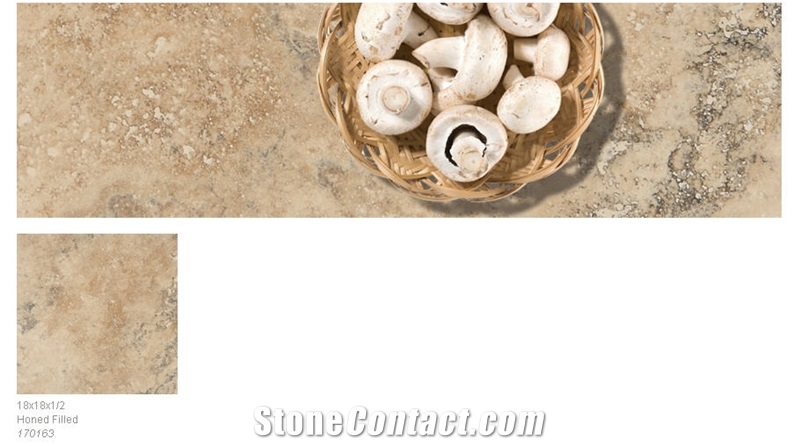 Rustic Travertine Honed, Turkey Beige Travertine