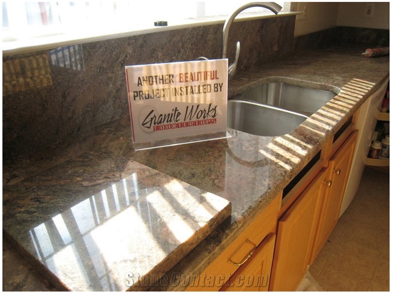 Juparana Vyara Kitchen Countertop Juparana Vyara Granite Kitchen Countertops From United States Stonecontact Com