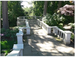 Amherst Gray Balustrades and Piers, Amherst Gray Grey Sandstone Balustrades