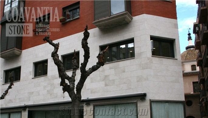 Caliza Capri Facade (Crema Capri), Caliza Capri Beige Limestone Facade