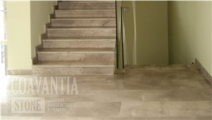 Polished Crema Levante Limestone Floor Tiles, Spain Beige Limestone
