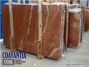 Rosso Alicante (Rojo Alicante) Slabs, Rosso Alicante Marble Slabs