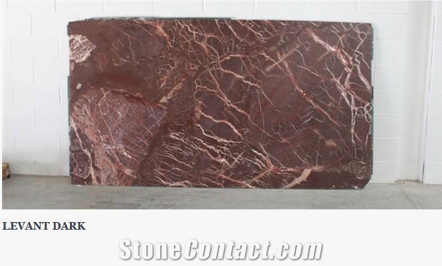 Levant Dark Marble, Italy Red Marble
