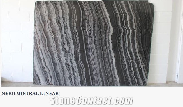 Nero Mistral Linear, Peru Grey Onyx Slabs & Tiles
