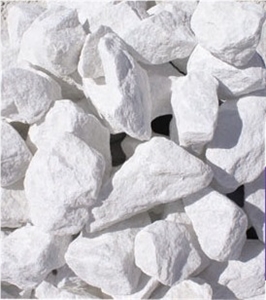 Marble Chips, Marble Pebbles, Calcite Dolomit White Marble Pebbles